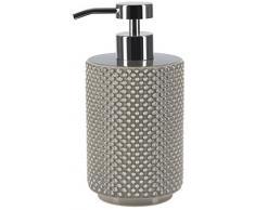 Spirella Seifenspender Mero Porzellan Flüssigseifen-Spender 400ml Taupe Made in Europe