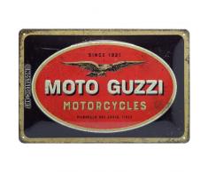Nostalgic-Art Moto Guzzi-Logo Blechschild 20x30 cm, Metall, Bunt