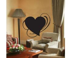 INDIGOS WG10365-70 Wandtattoo W365 Herz Herzchen Liebe Traum Wandaufkleber 80 x 70 cm, schwarz