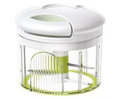 Emsa 515043 Kräuter (Gemüseschneider, Volumen 0,9 Liter, Turboline) weiß/grün