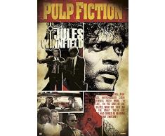 Pulp Fiction Jules Winnfield Filmposter Kino Quentin Tarantino Uma Thurman John Travolta - Grösse 61x91,5cm