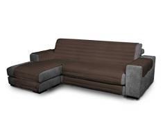 Elegant Couchüberzüge, braun 190cm + chaiselongue, 100% Mikrofaser