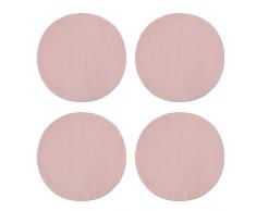 Tischläufer und Platzdeckchen, weich Round Placemats 15 babyrosa
