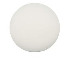 Reality Leuchten Außentischleuchte, Plastik, Integriert, 1.5 W, weiß, Kugel Ø 25cm