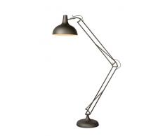 Lucide WATSIE - Stehlampe Mit Leselampe - E27 - Grauguss