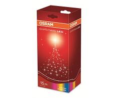 OSRAM LED Lichterkette für Innen- und AuÃenanwendung mit 40 Brennstellen / 2,8 Watt, Plastik, 1,60m Länge, Farbwechselndes Licht