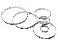 PADERNO 47533 Tortenring Diametro 22 cm Silber/schwarz