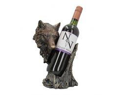 Nemesis Now Flaschenhalter Call of The Weinflaschenhalter, Kunstharz, 31 cm, bronzefarben