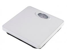 Korona 76640 Mechanische Personenwaage Ben in Weiß - Präzise Körperwaage für Personen bis zu 130 kg - Analoge Waage