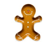 Sagaform Ginger Servierschale, Keramik, Mehrfarbig, 20 x 30 x 8 cm