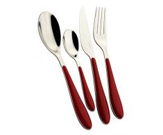 Bugatti Besteck-Set Gioia, 24-teilig, Rot