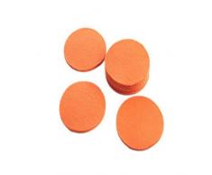 Filz Untersetzer Rund 8 Stück 5mm dick Orange
