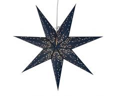 Best Season Papierstern Galaxy, ca. 60 cm Ø, blau, Papier, 6 x 6 x 1.6 cm