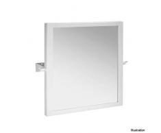 Kippspiegel 600 x 600 mm weiß Badartikel Bad Zubehör Badezimmer