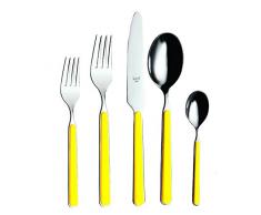 Mepra SPA 10G622020 Besteckgarnitur, Design Millenium, Gelb, 20-teilig