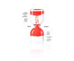 Paradox Tea Timer, Sanduhr rot, 9cm