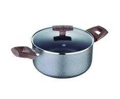 Bergner Ultra Granite Kochtopf, Durchmesser 24 cm, grau