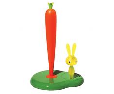 Alessi BUNNY & CARROT Küchenrollenhalter aus thermoplastischem Harz, grün