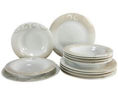 Creatable Tafelservice 12-TLG, Porzellan, Weiß