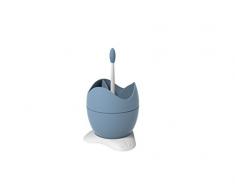BIESSE Abtropfbehälter für Besteck, mit Auffangbehälter mit Griff, hellblau