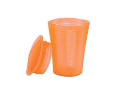 Silikomart 198129 Schoko-Schmelztopf aus Silikon für Mikrowelle und Wasserbad