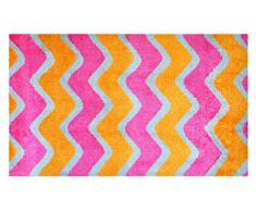 LifeStyle-Mat Designer Fussmatte Haustür – Fussmatten rutschfest und waschbar – Schmutzfangmatte/Fussabstreifer – ORANGE 50x75cm