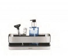 Blomus 68955 Duschkorb, Edelstahl poliert, 8,5 x 25 x 12 cm