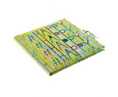 Goldbuch Tagebuch, # (Hastag) Happy, 96 weiÃe Seiten, 16,5 x 16,5 cm, Schloss mit 2 Schlüsseln, Kunstdruck, Grün, 44303