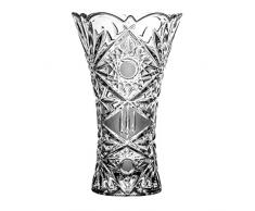 Crystaljulia 5341 Vase, Glas, 20,5, 12,5 x 12,5 x 20,5 cm