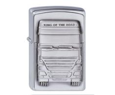 Zippo 200 King of The Road Emblem Feuerzeug, Messing