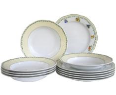 Creatable 13124 Tafelservice, Alba Obst, 12-teilig