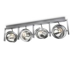 PHILIPS myLiving, Aufbauspot mit 60W, inklusive Leuchtmittel, 4-flammig 530644816