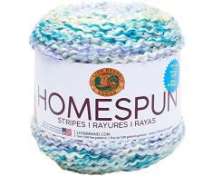 Lion Brand Yarn 575-606 Homespun New Look Garn, 98% Acryl, 2% andere, Strandschirm, Einheitsgröße