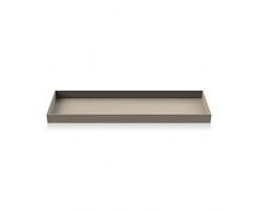 Cooee Design Tray Tablett, Edelstahl, Sand, L : 32, B: 10, H: 2 cm
