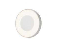 Gnosjö Konstsmide Außenwandleuchten, Aluminium, Integriert, weiß, 3.5 x 27 x 27 cm