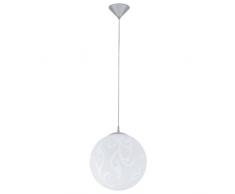 EGLO Pendelleuchte Metall E27, WeiÃ