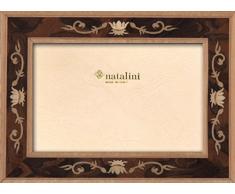 Natalini Luigi XIV Noce 13X18 Bilderrahmen mit Unterstützung für Tisch, Tulipwood, Nussbaum, 13 X 18 X 1,5