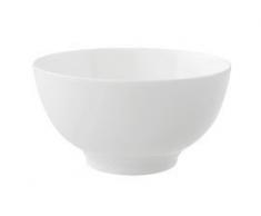Villeroy & Boch - Royal Bol, runde Schale aus hochwertigem Premium Bone Porzellan für Müsli, Salat oder Dessert, weiß, spülmaschinenfest, 750 ml