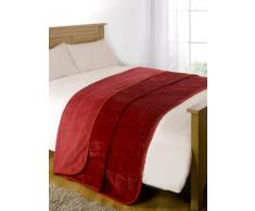 Luxus-Kunstfell, groß, Rot, Nerzüberwurf für das Sofa oder Bett, Polyester, rot, 200 x 240 cm