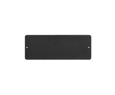 KalaMitica 24009-102-024 magnetische Kreidetafel aus Stahl, Anthrazit 9x24 cm