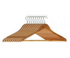 Premier Housewares Kleiderbügel aus Holz 10 Stück