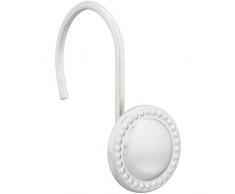 AmazonBasics – Haken für Duschvorhang, Perlenkreis, Nickel