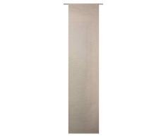 Home Fashion SCHIEBEVORHANG DEKO QUEREFFEKTE, Stoff, beige, 245 x 60 cm