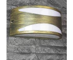 Halbrunde Außenwandlampe YORK wetterbeständig mit IP54 Außenleuchte Wand E27