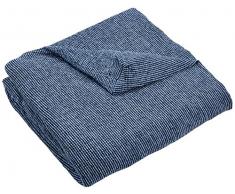 Zebra Textil Sofa, Blau