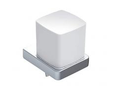 Emco Trend Seifenspender für Flüssigseifen, Inhalt 155ml, Kristallglas/chrom, Flüssigseifenspender – 022100101