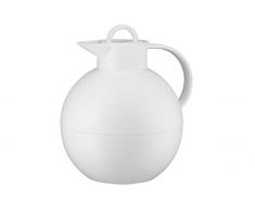 alfi 0115.012.094 Isolierkanne Kugel, Kunststoff Weiß 0,94 l, 12 Stunden heiß, 24 Stunden kalt, Frosted