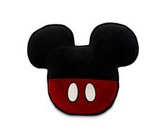 Disney Plüschkissen Mickey Mouse schwarz/rot, Bedruckt, aus 100% Polyester.