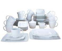 Creatable, 11384, Serie Victoria weiss, Geschirrset Kombiservice 50 teilig