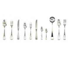 Mepra Besteck-Set aus Raffaello, Hohlgriff, 87 Teile 99-teiliges Besteck-Set silber